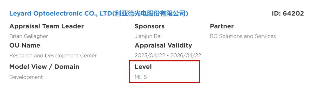 全球最高等级认证 | 金年会·jinnian(金子招牌)获CMMI 5证书