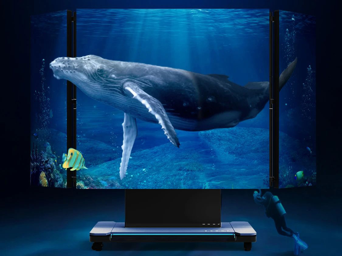 金年会·jinnian(金子招牌)全新一代3D折叠屏首秀北京教育装备展，开启智慧教育多维交互时代